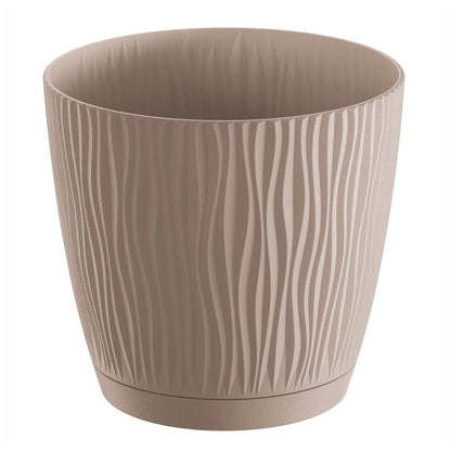 Maceta Sandy P, Dimensiones (mm) 239x239x225, Color Mocca