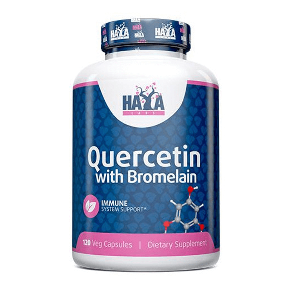 Quercetina Con Bromelina - 120 Cápsulas - Antioxidantes - Haya Labs_0