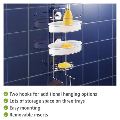 Cesto de parede para casa de banho Wenko VacuumLoc