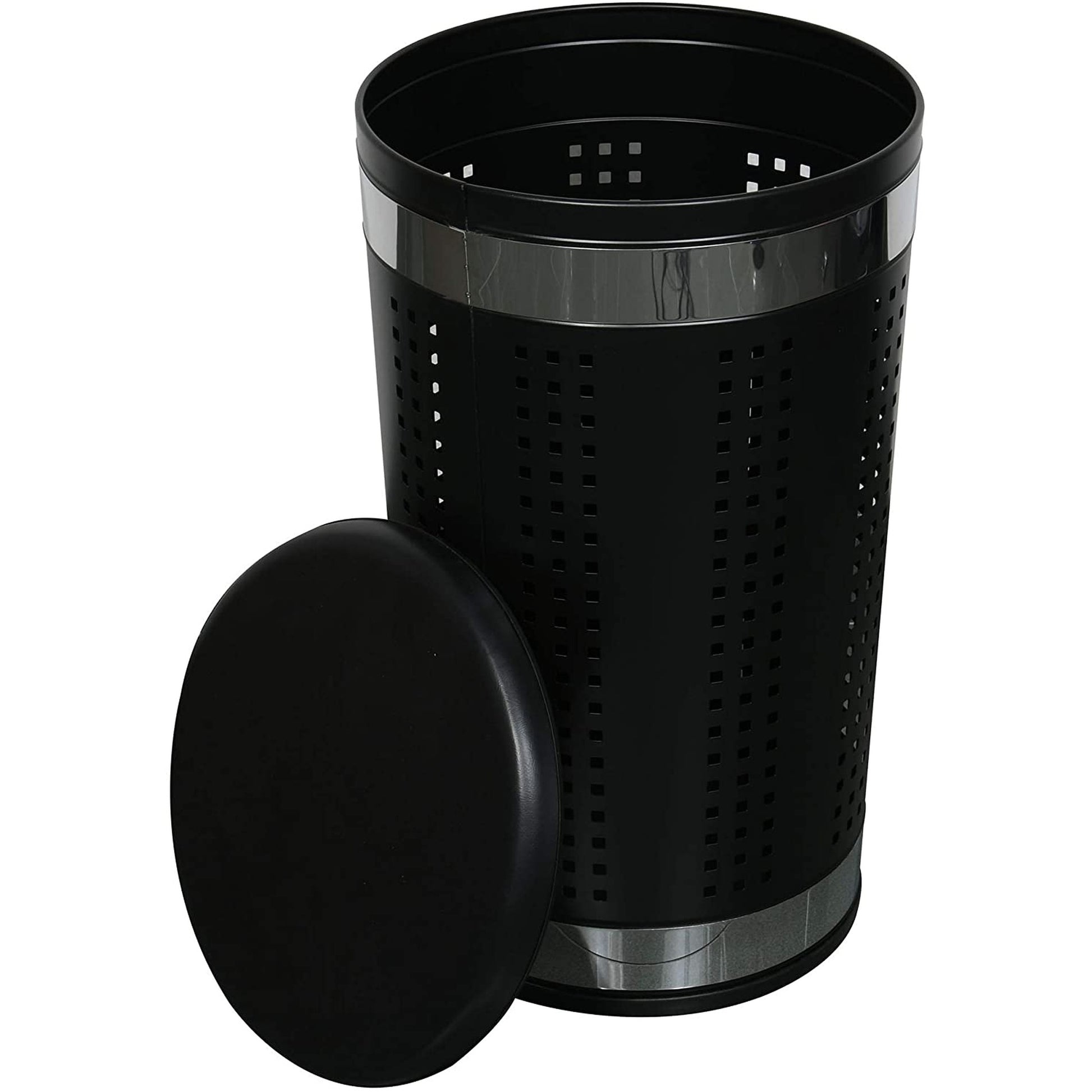 Papelera Con Tapa, 46 L, Negra_1