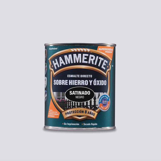 Esmalte Satinado Sobre Hierro Y Óxido - 2,5 L - Negro_0
