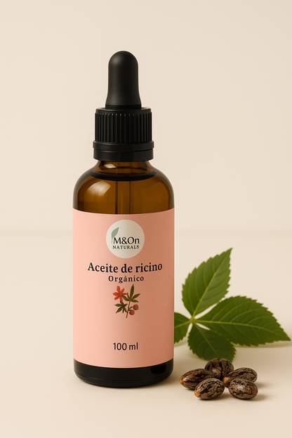 Aceite De Ricino Orgánico 100 Ml | Nutrición Para Cabello, Pestañas Y Cejas | M&on Naturals_1