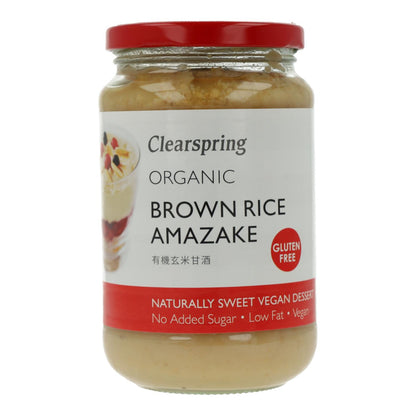 Arroz integral biológico Clearspring Amasake, 380 g