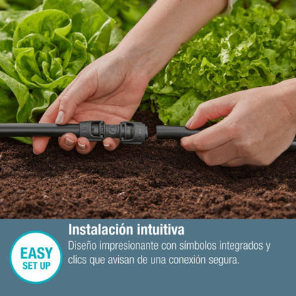 Junta T 13 mm (1/2") - 4.6 mm (3/16") x5 Microdripsystem Gardena