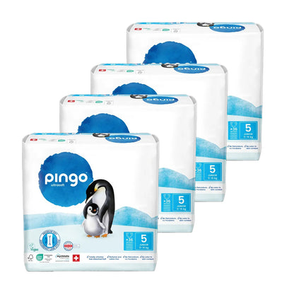 Pack Poupança Fraldas T5 (12-25kg) Pingo 144 Unidades