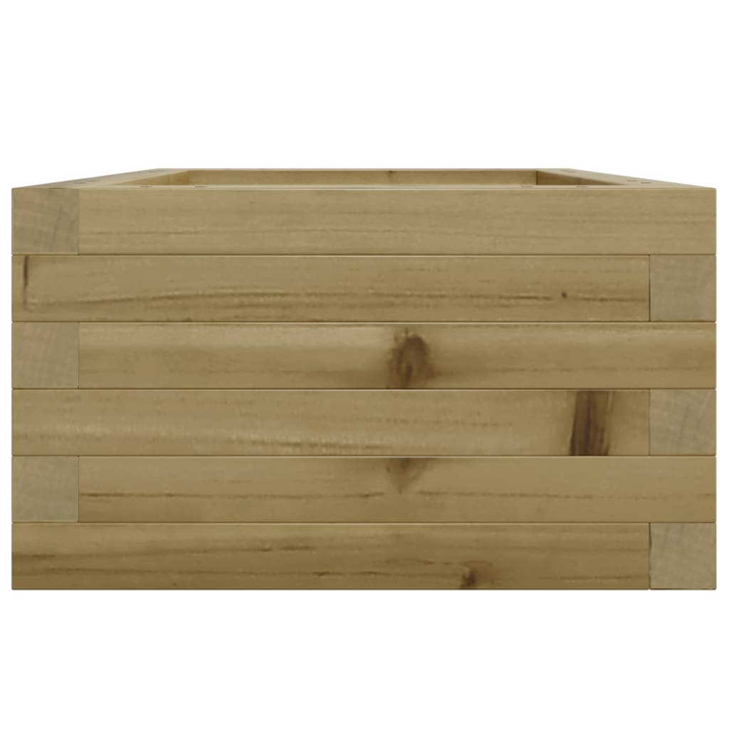 Jardinera De Madera De Pino Impregnada 40x40x23 Cm_5
