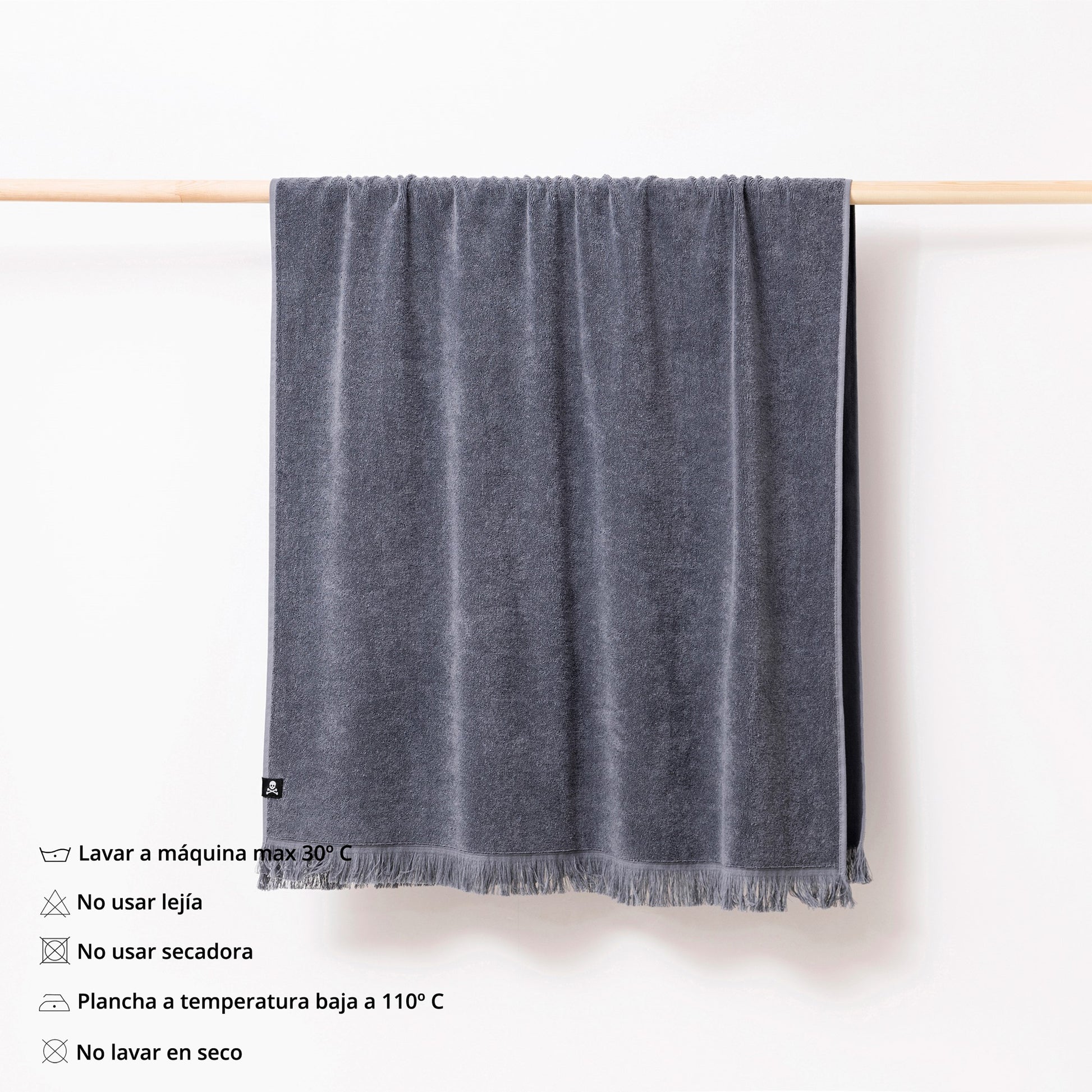 Toalla Hamman 80x165cm 100%algodón 380gsm Azul Scalpers Home_3