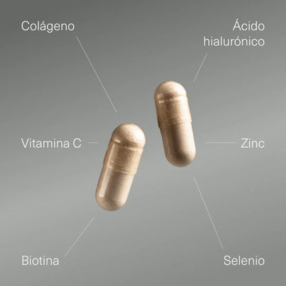 Ácido hialurónico + colagénio, vitamina C, biotina, zinco, selénio Aldous BIO 120 cápsulas XL