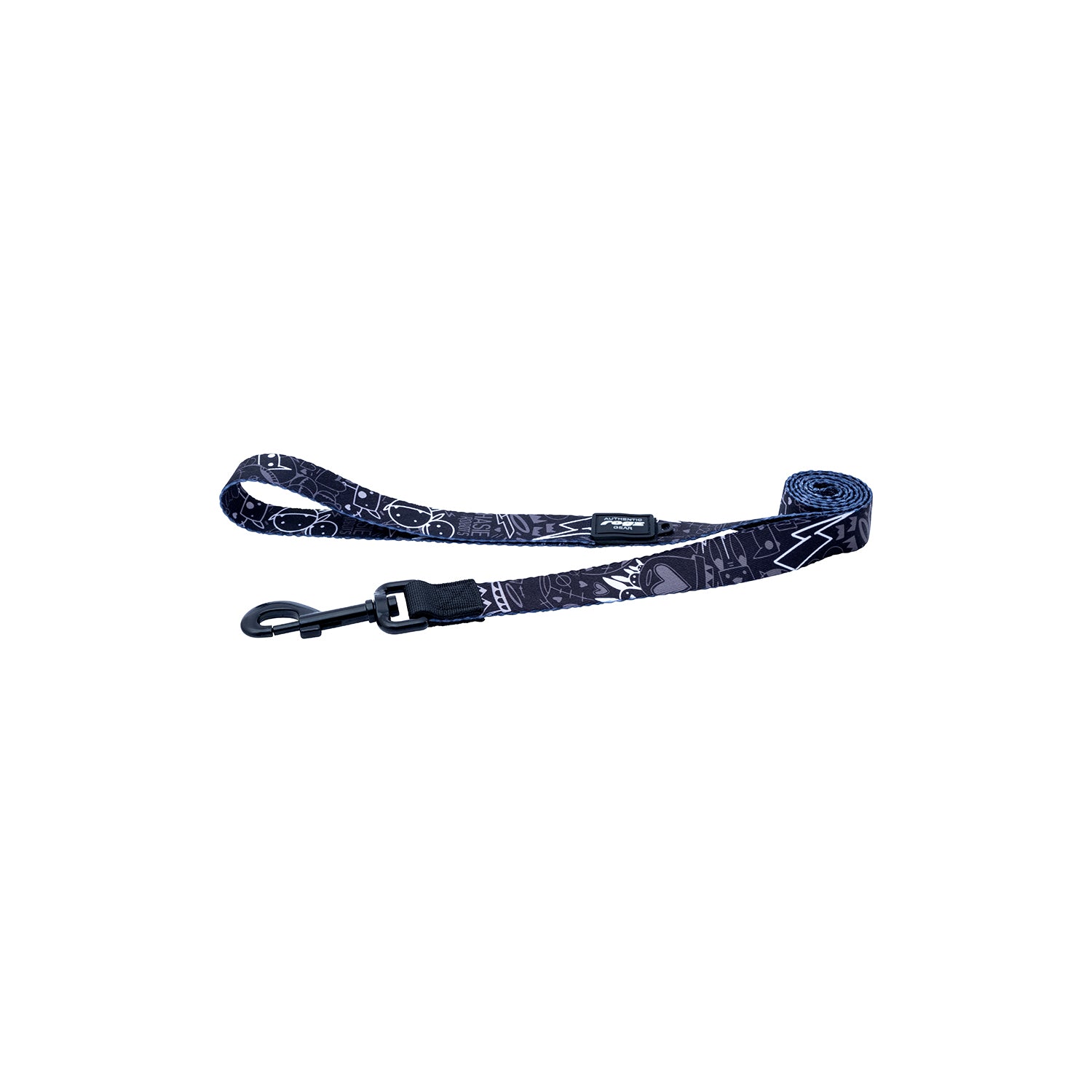 Correa Para Perro, Modelo Fusion De Rogz, Estampado Graffiti Negro. Talla Xl (39-64kg)_3