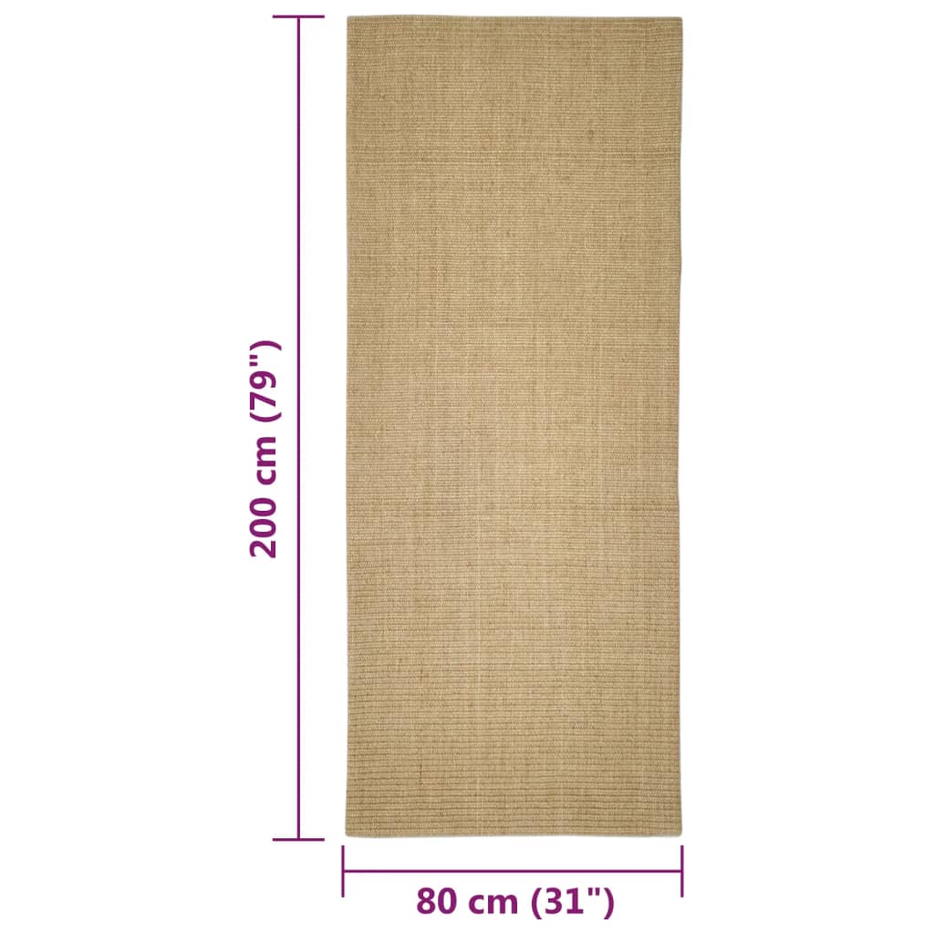 Alfombra De Sisal Para Rascador 80x200 Cm_5