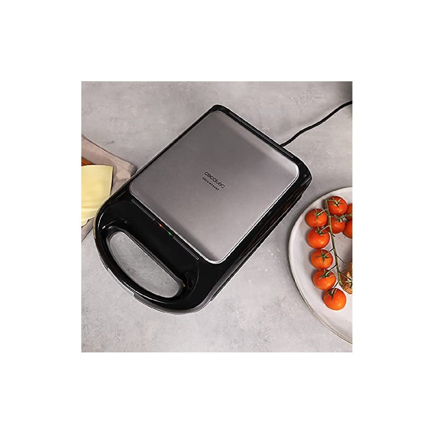 Sandwichera Rock'ntoast Family. 1500 W, Capacidad Para 4 Sandwiches, Revestimiento Antiadherente, Rapidez De Calentamiento Y Tostado Uniforme, Acero_2