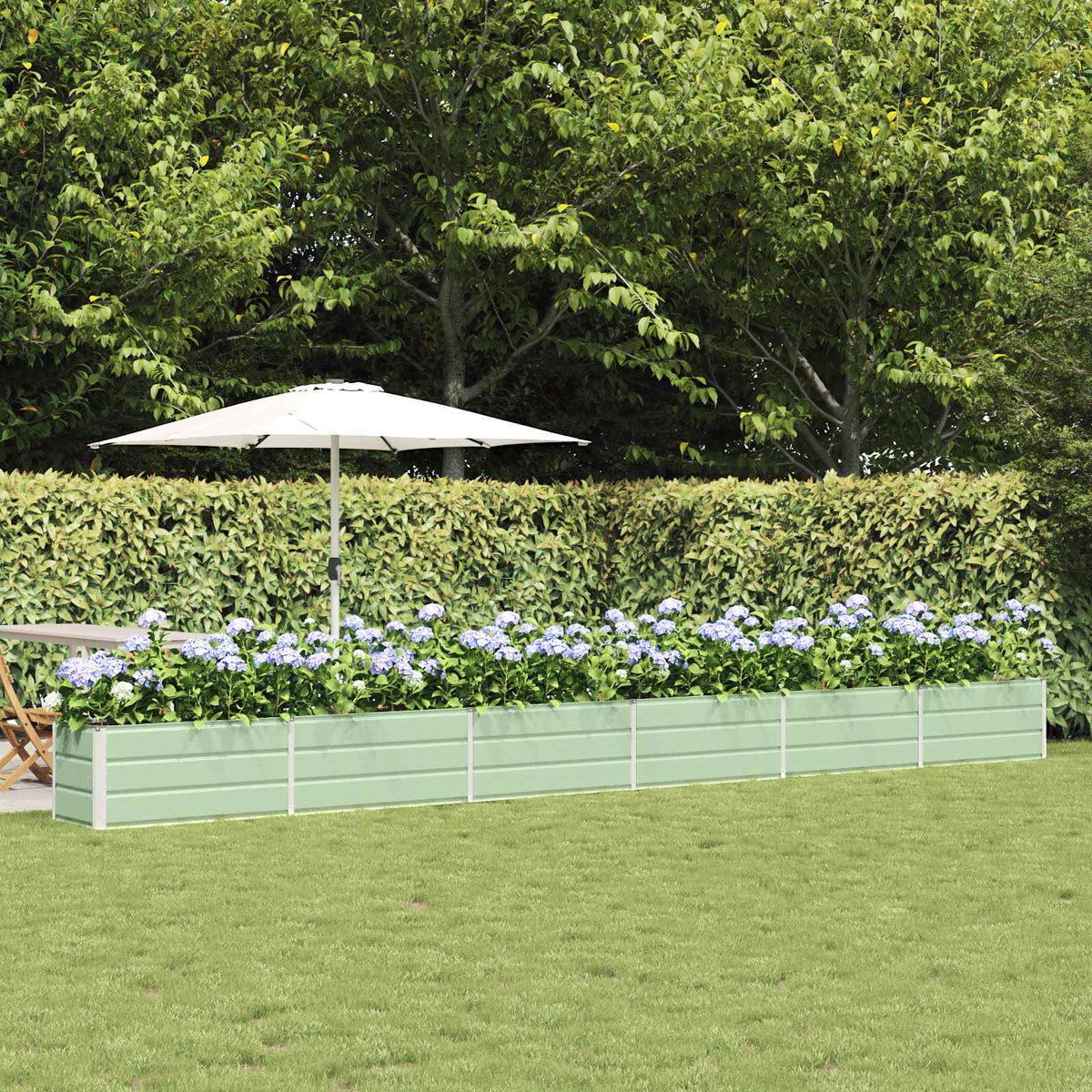 Jardinera Verde Pastel 580 X 50 X 45 Cm Acero Galvanizado_1