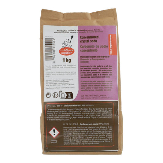Carbonato de sódio concentrado La Droguerie Écologicique 1kg