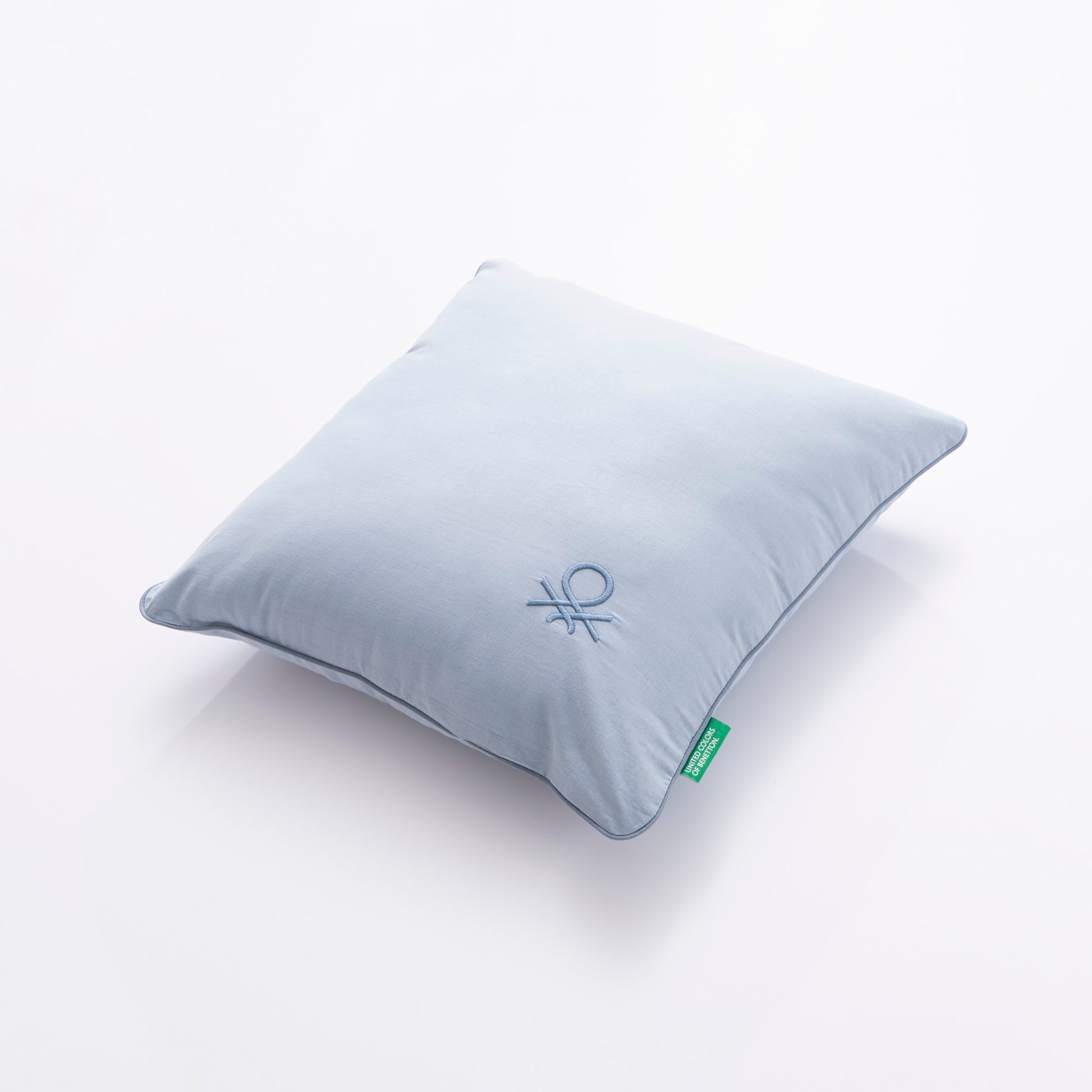 Cojin 45x45cm 144tc 100%algodon Azul Benetton_1