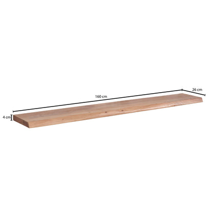 Estantería De Pared 160 Cm En Madera Maciza De Acacia_3