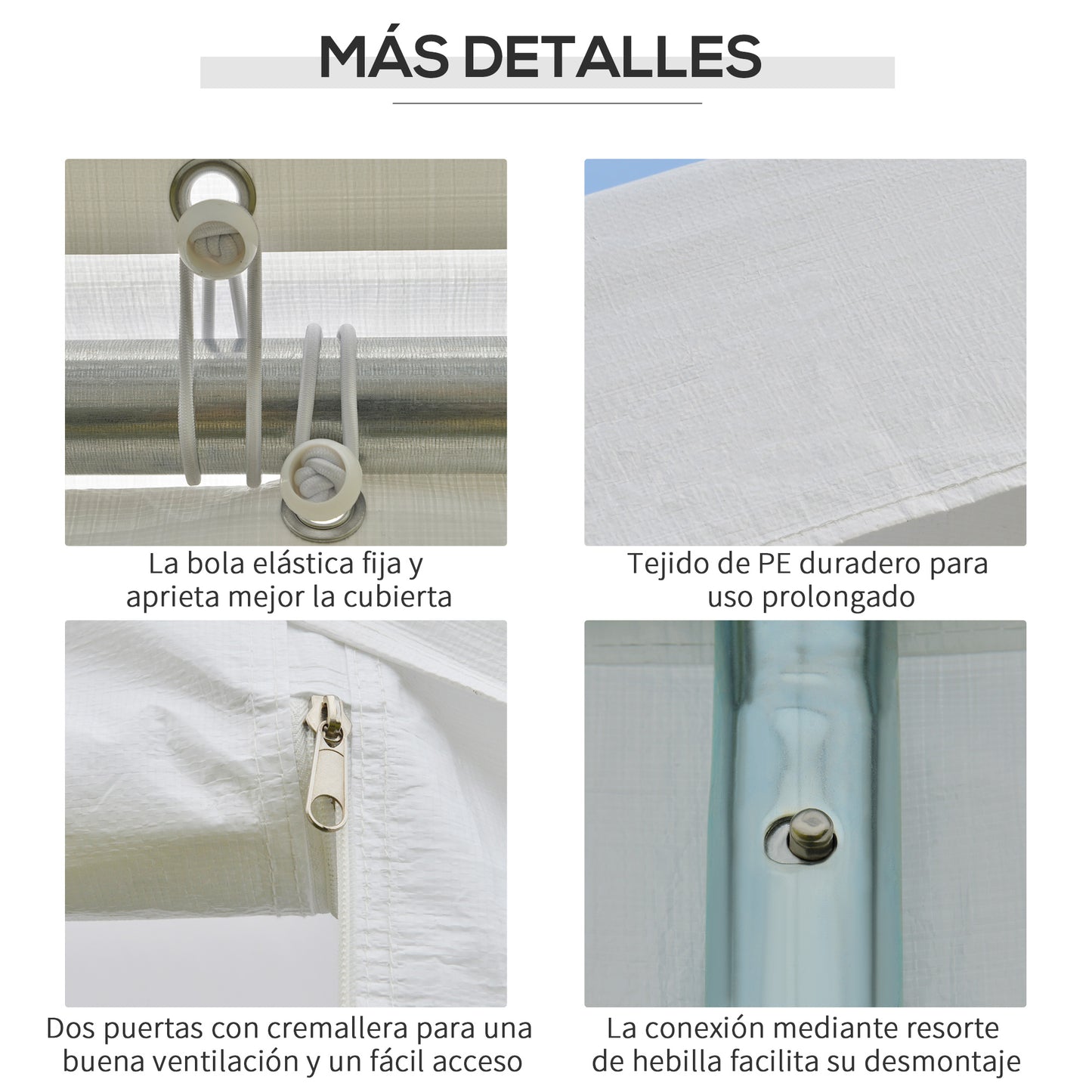 Outsunny Carpa Para Fiestas 6x3m Con 4 Paneles Laterales 2 Puertas Y 6 Ventanas_5