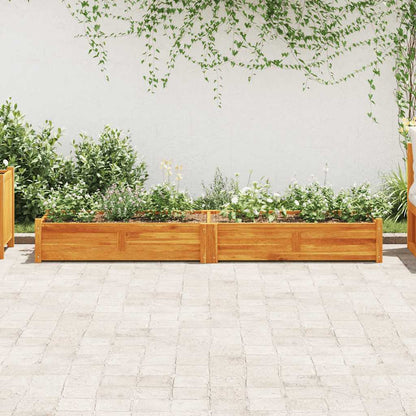 Arriate De Madera De Acacia 200x50x25 Cm_2