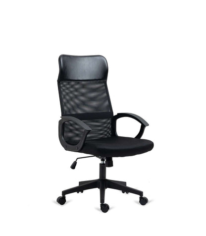 Silla De Estudio Con Respaldo Alto Modelo Nueva Marsella Acabado Negro, 60cm(ancho ) 106-1_4