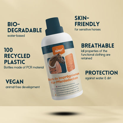 Impermeabilización Wash-in Para Mantas De Caballo - Nimo - 2,5 L_2