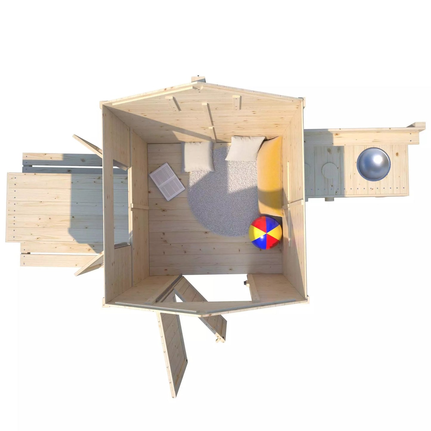 Casa de brincar infantil em madeira Blanche Soulet