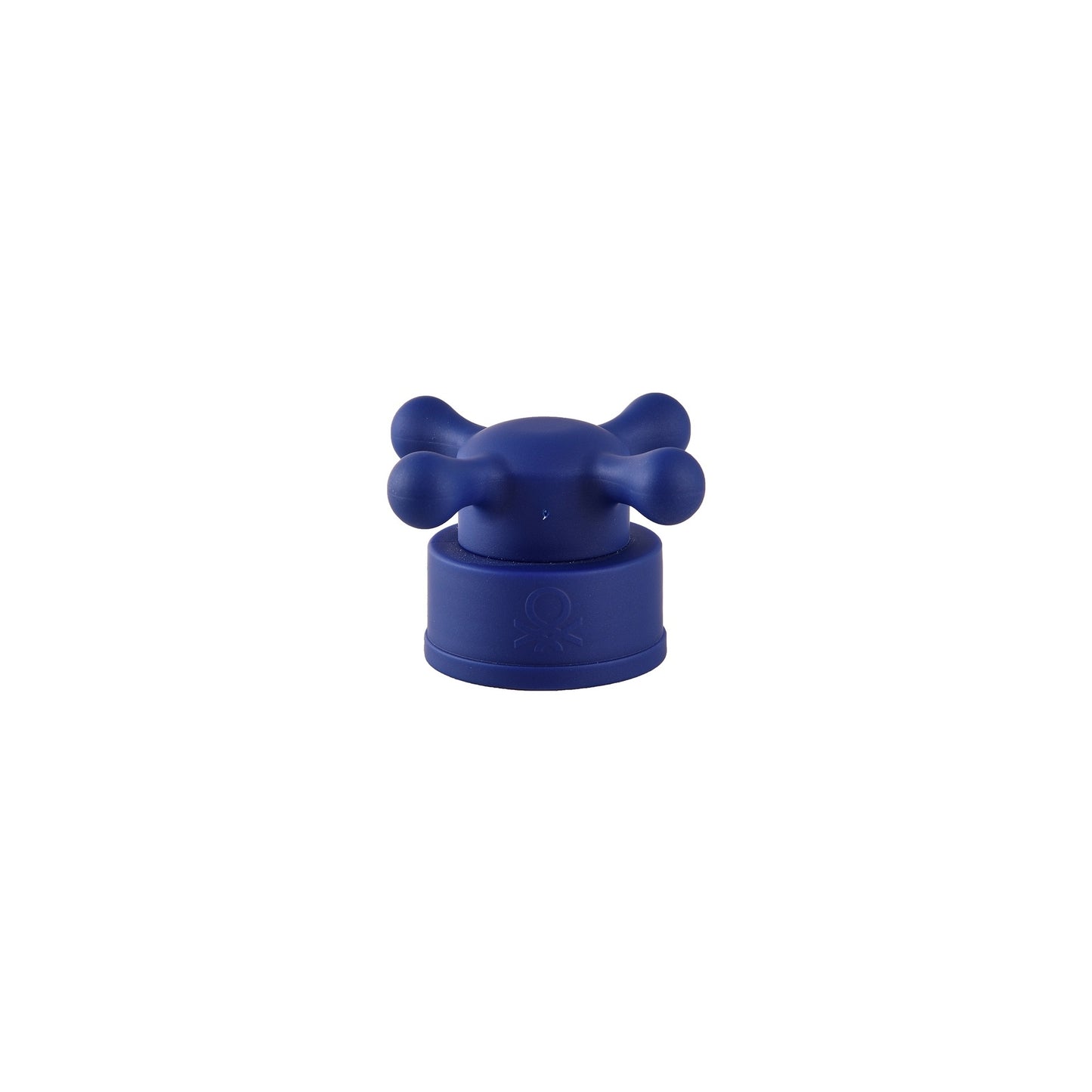 Botella De Agua 500ml Borosilicato Funda Azul Y Tapa De Grifo Rainbow Be_4