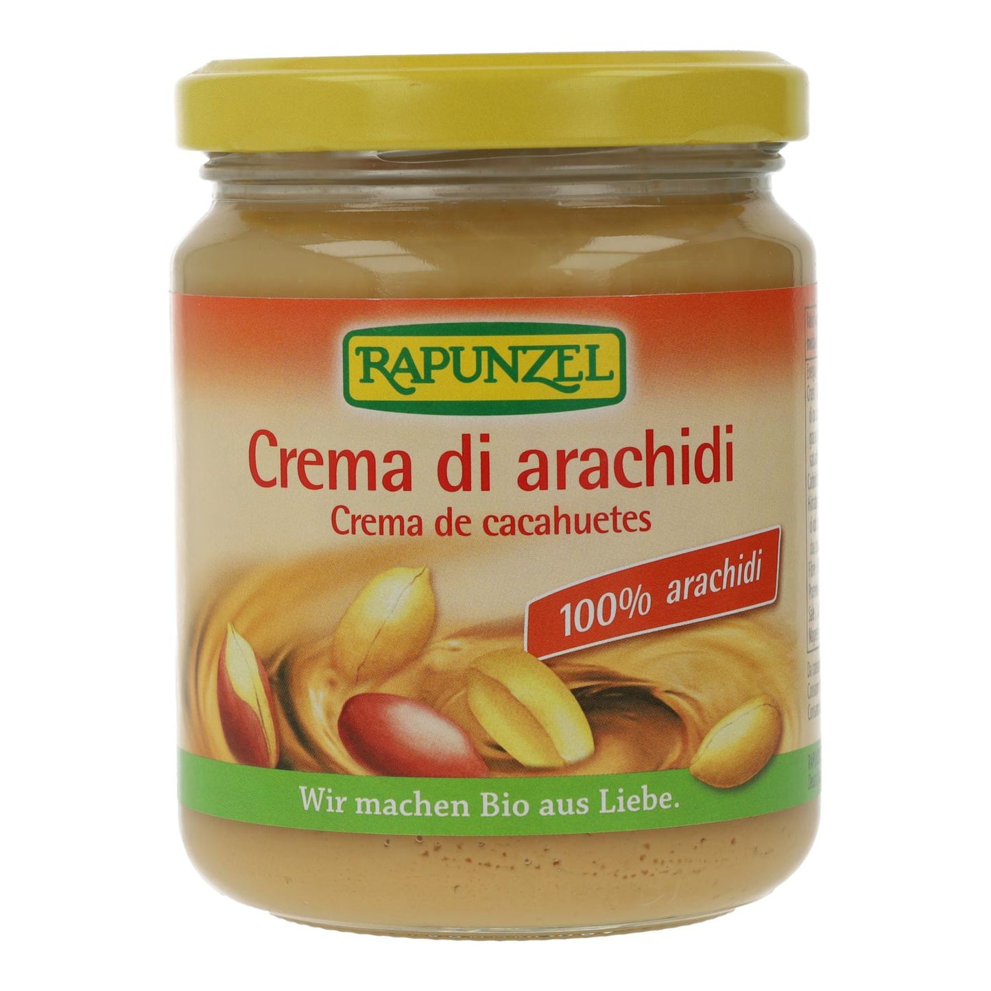 Manteiga de amendoim Rapunzel, 250 g