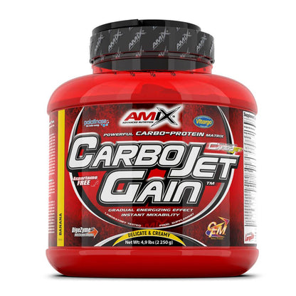 Carbojet Gain - 2,25kg - Platano - Ganadores De Peso Con Proteína - Amix Nutrition_0