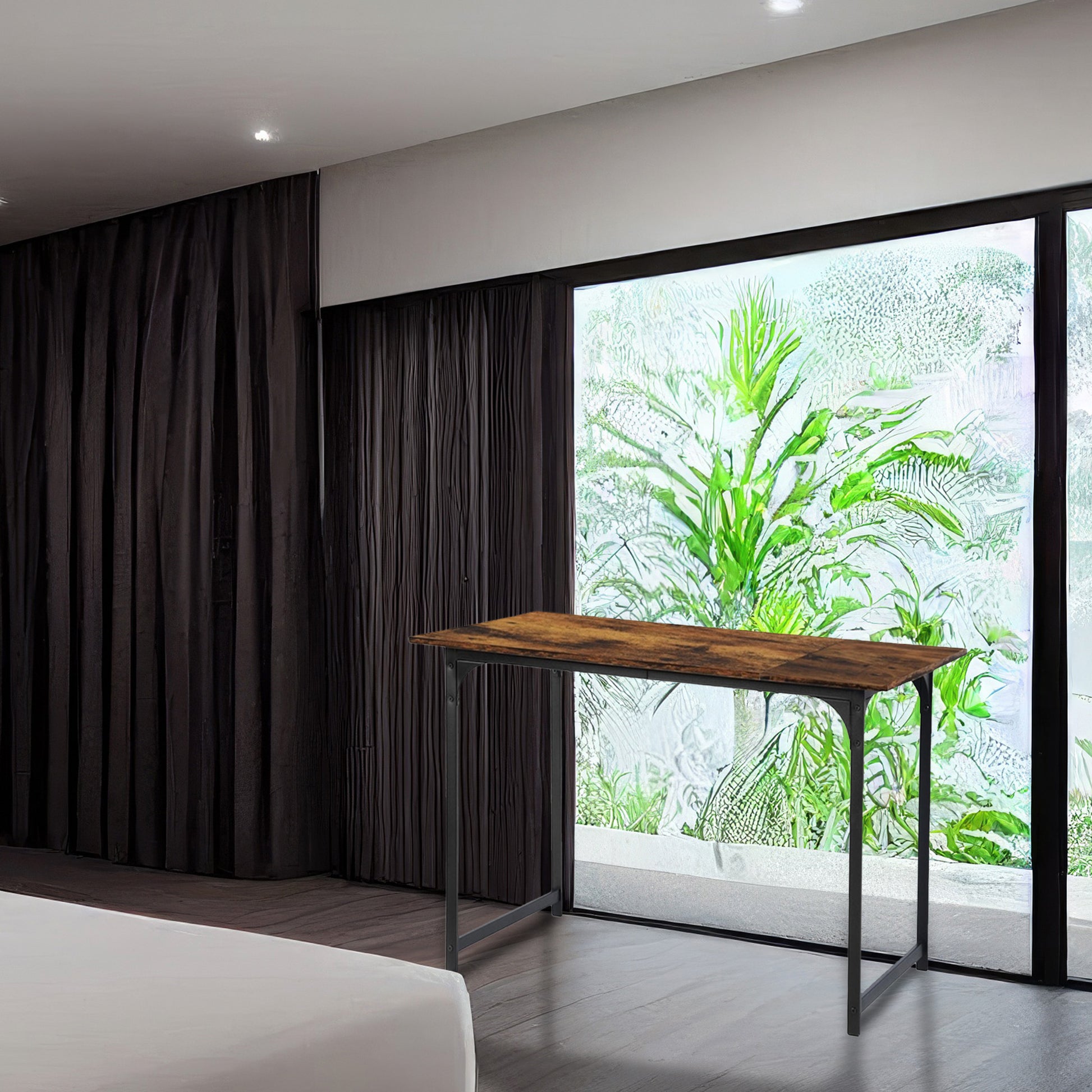 Well Home Mesa Plegable Y Extensible ''ibro'' De Diseño Vintage_3