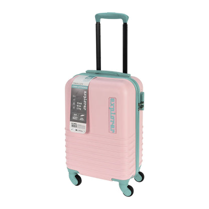 Well Home Maleta En Abs 4 Ruedas Color Rosa Y Menta 34x22x52,5cm_0