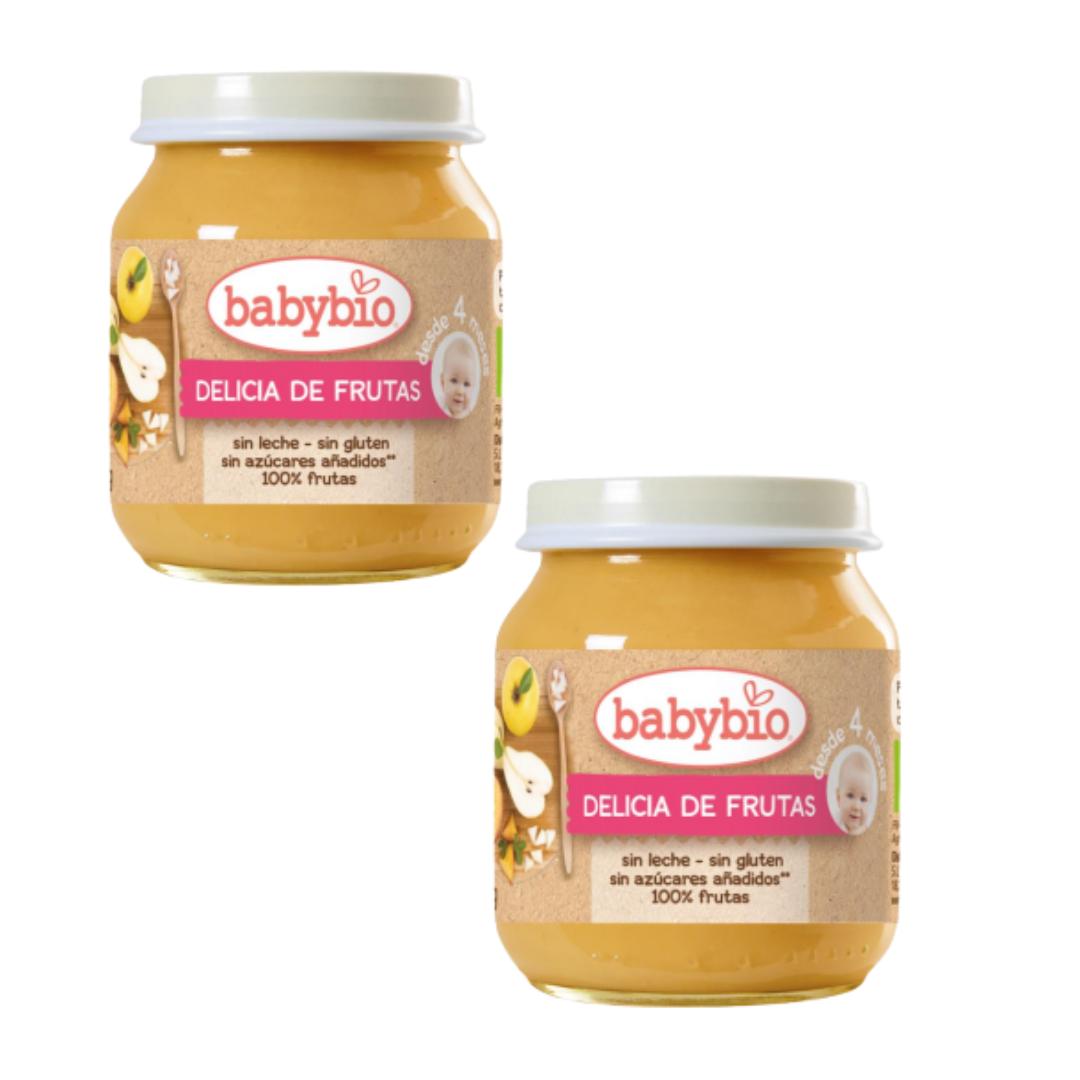 Pote de delícias de fruta Babybio, 2 x 130g