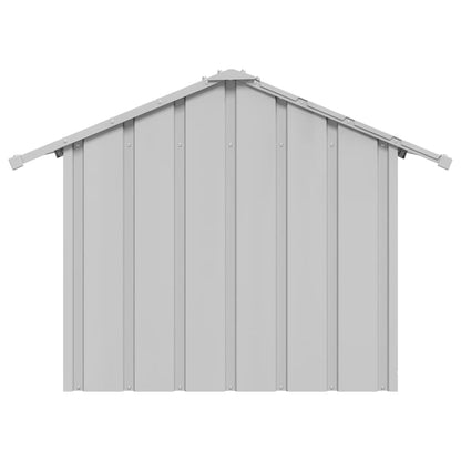 Caseta Para Perros Con Techo Acero Galvanizado 85x107x81 Cm_3