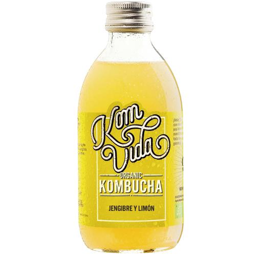 Kombucha de gengibre e limão Komvida 250 ml