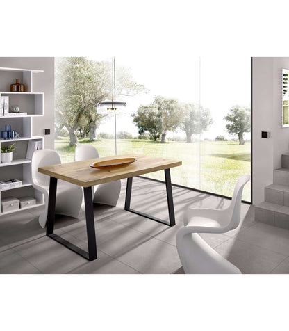 Mesa Salon Fija Rin 140 Acabado Nordic, 75 Cm(alto)140 Cm(ancho)90 Cm(largo)_0