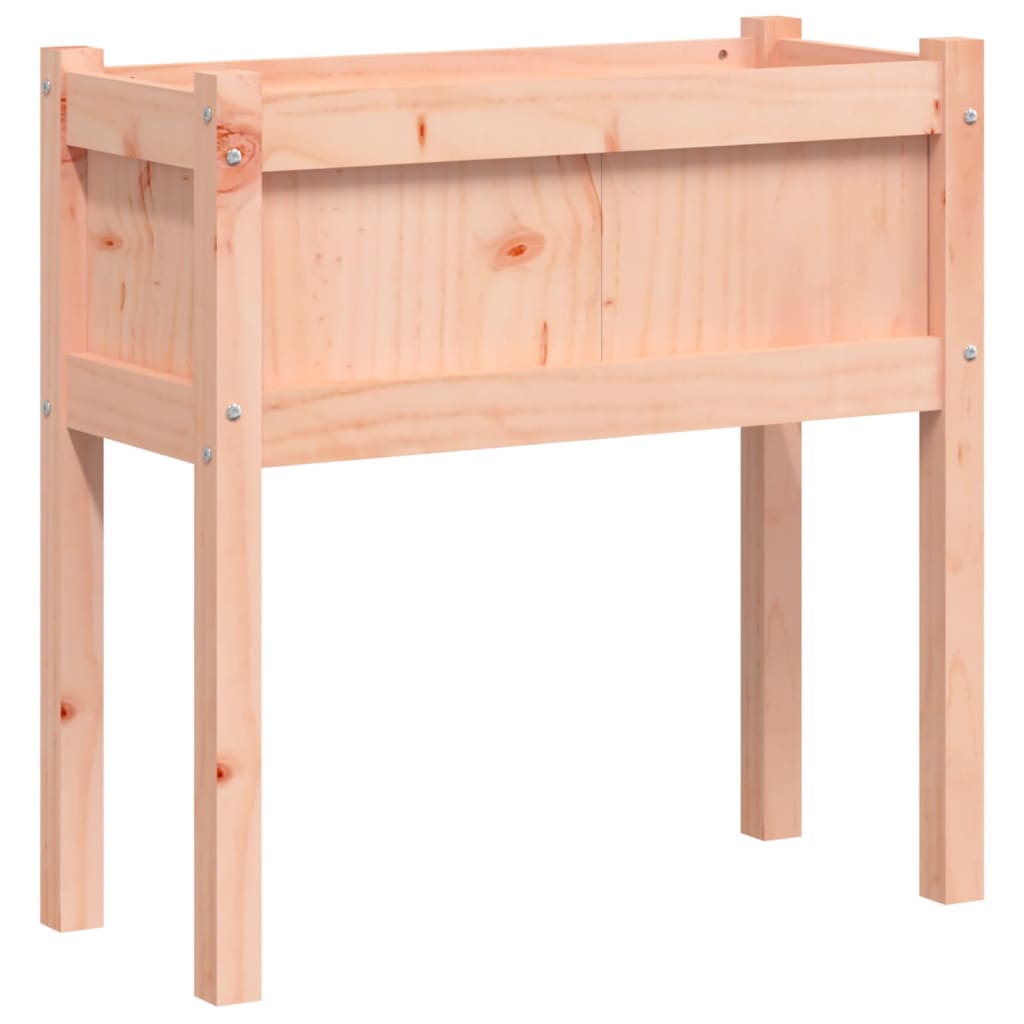 Jardinera Con Patas Madera Maciza De Abeto Douglas 70x31x70 Cm_0