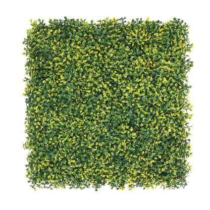 Jardín Vertical Artificial 100x100cm Well Home Hojas Verdes De Estilo Moderno_0