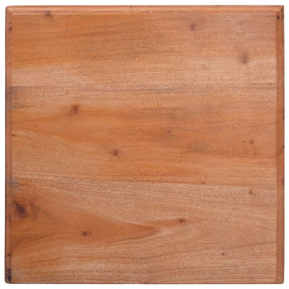 Mesita De Noche Madera Maciza De Caoba_3