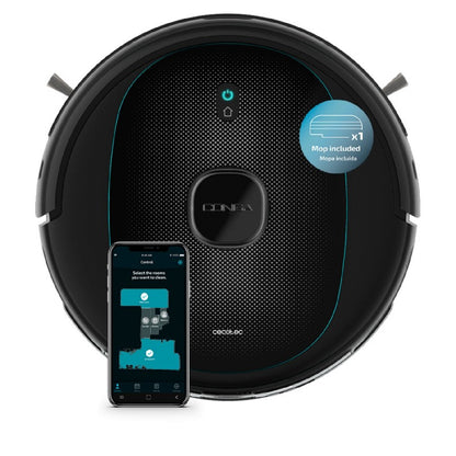 Cecotec Robot Aspirador Y Friegasuelos Conga 5290 Ultra T. 4 En 1 Friega Aspira Y Barre A La Vez Tecnología Láser Cepill_0
