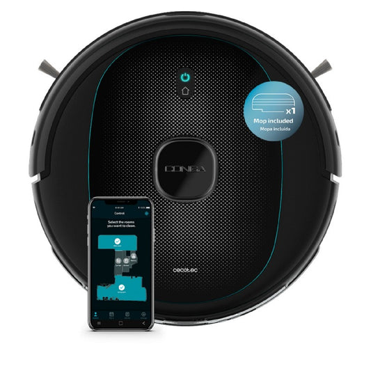 Cecotec Robot Aspirador Y Friegasuelos Conga 5290 Ultra T. 4 En 1 Friega Aspira Y Barre A La Vez Tecnología Láser Cepill_0