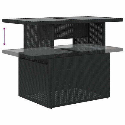 Set De Sofás De Jardín 6 Piezas Y Cojines Ratán Sintético Negro / Vetonek_4