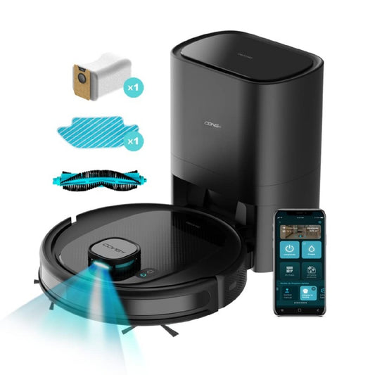 Cecotec Robot Aspirador Con Base De Autovaciado Conga 7290 Eternal Home Genesis. Tecnología Láser Potencia De Succión 30_0