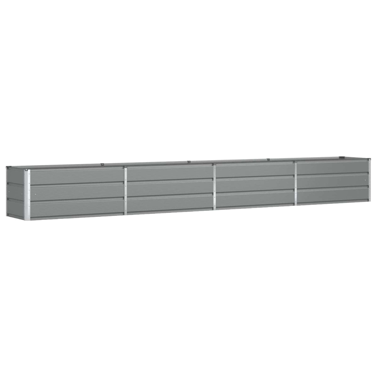 Jardinera Gris Claro 385 X 50 X 45 Cm Acero Galvanizado_0