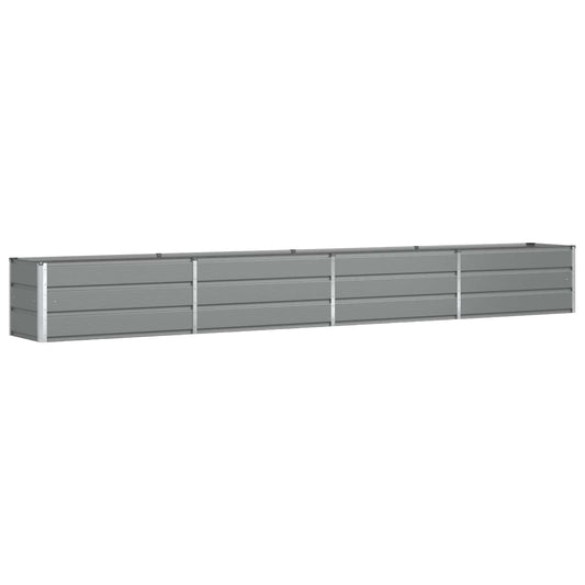 Jardinera Gris Claro 385 X 50 X 45 Cm Acero Galvanizado_0