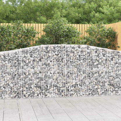 Cestas De Gaviones 8 Uds Forma De Arco Hierro 400x50x100/120 Cm_1