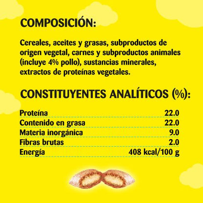 Petiscos de Frango para Gatos Catisfactions 60g