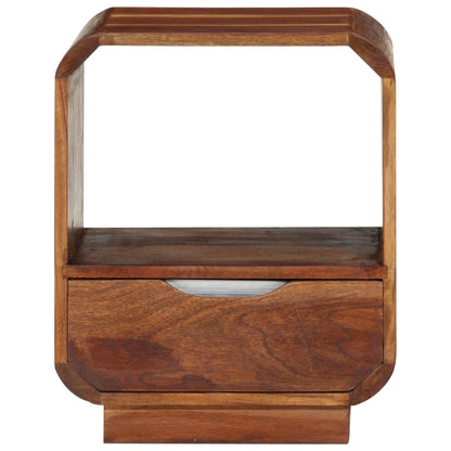 Mesitas De Noche Cajón 2 Uds Madera Maciza Sheesham 40x30x50 Cm_2