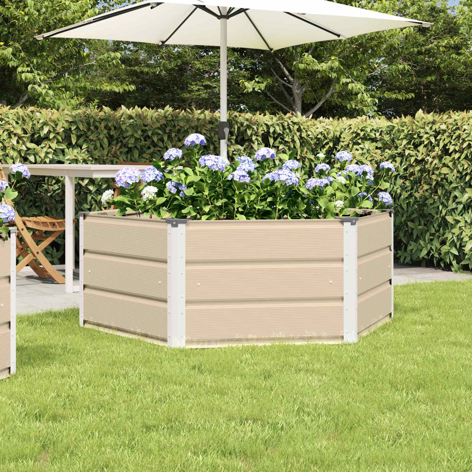Jardinera Marfil 129 X 129 X 45 Cm Acero_1