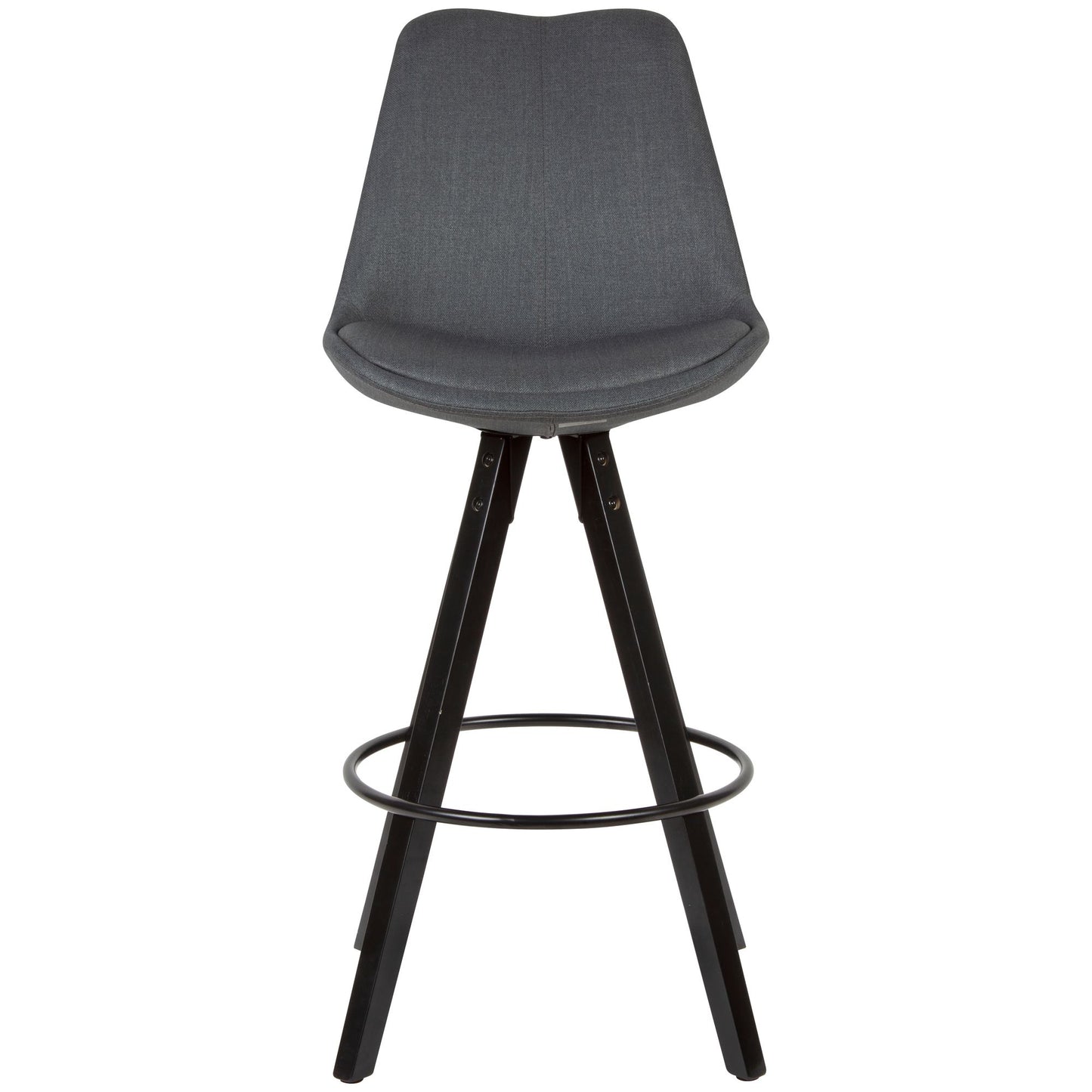 Juego De 2 Taburetes De Bar Antracita / Negro_2