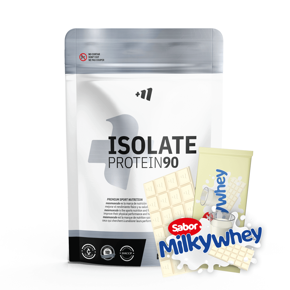 Isolate 90 Cfm - 1kg - Chocolate Blanco Con Leche Milkywhey - Aumenta La Masa Muscular - Masmusculo_0