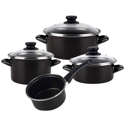 Bateria De Cocina 7 Piezas Magefesa Kenia De Acero Vitrificado Con Juego De Sartenes (20/24/28 Cm) San Ignacio Energy De Aluminio Forjado_5