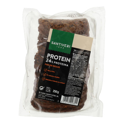 Pão Fatiado Proteico 24% Santiveri Protein 250 gr